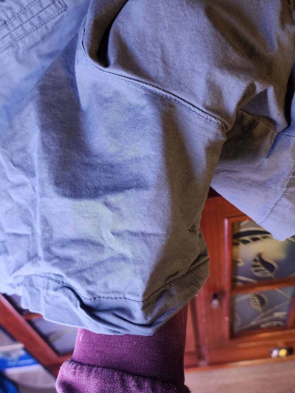 Old Navy Women's Classic Casual Shorts in Slate Blue Gray - Picture 6 of 6